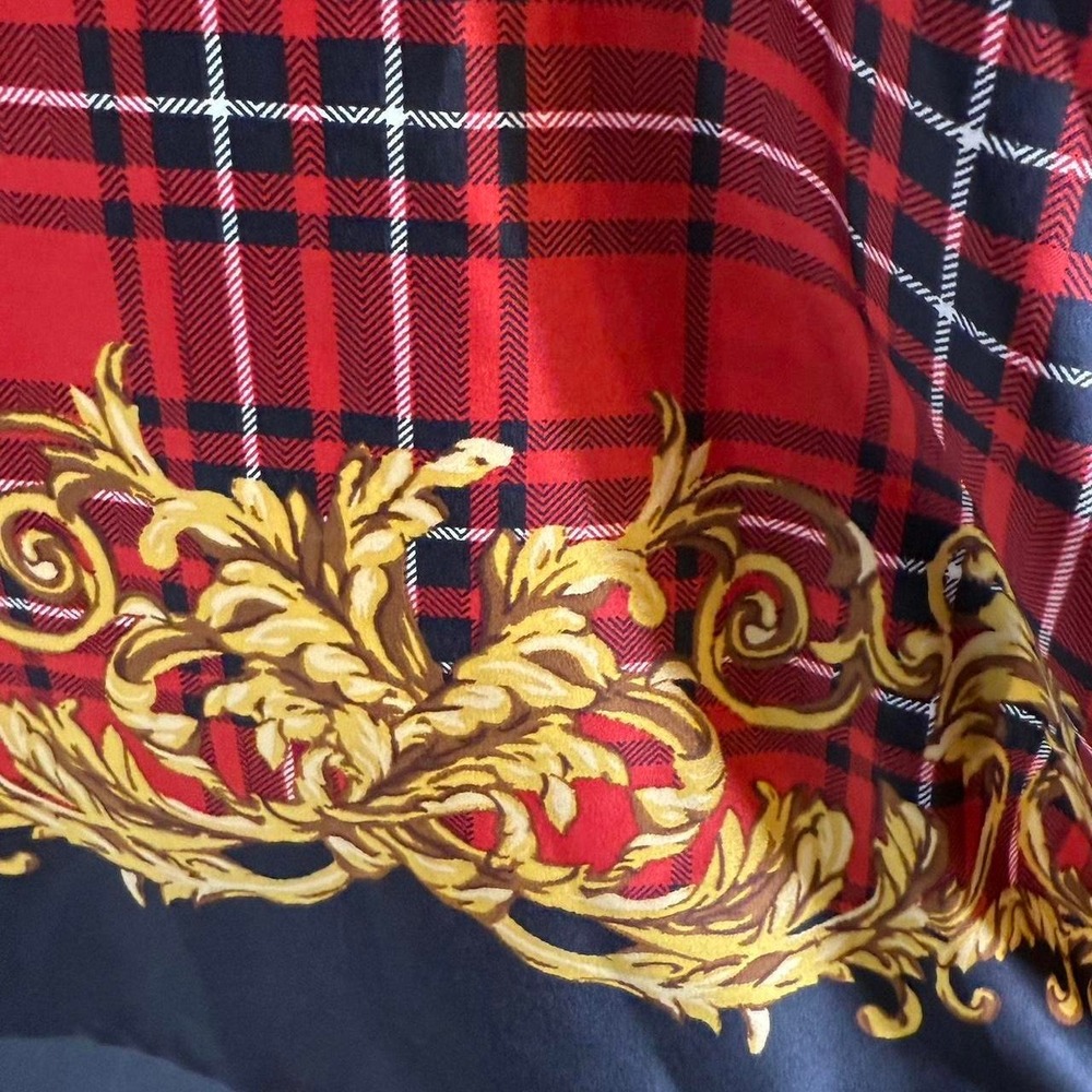 Lauren Ralph Lauren red plaid nightgown - Picture 5 of 6